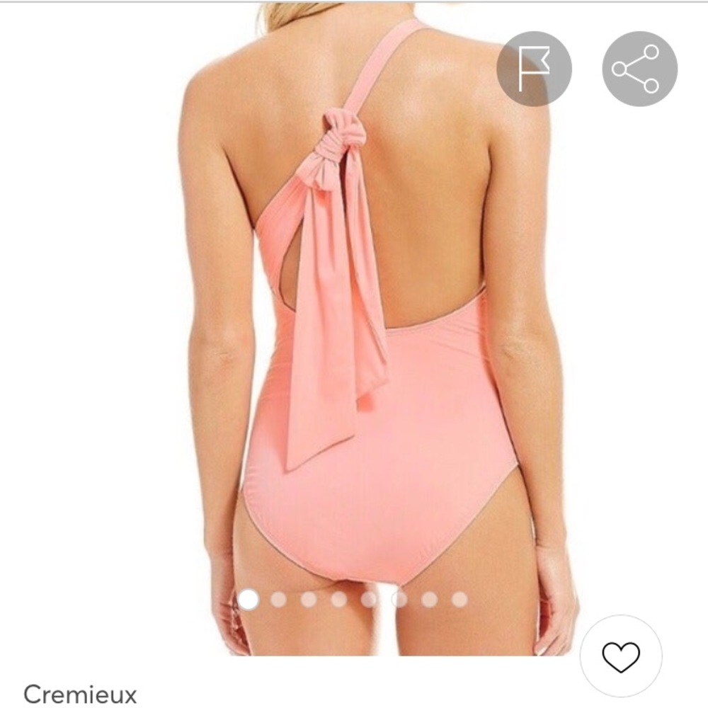 NWT! Cremieux One-Shoulder Swimsuit